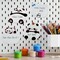 Wrapables Cute Panda Sticky Notes, Adhesive Memo Notepads for Home, Office, Work (Set of 8)